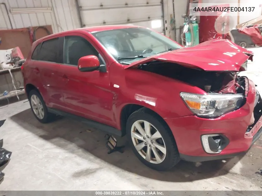 4A4AR4AU2FE004137 2015 Mitsubishi Outlander Sport Se