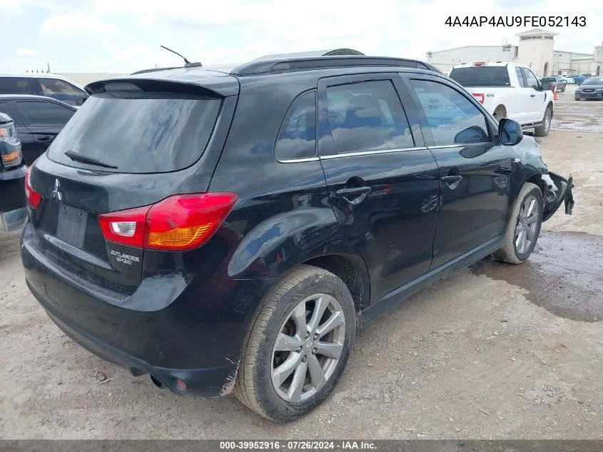 4A4AP4AU9FE052143 2015 Mitsubishi Outlander Sport Se