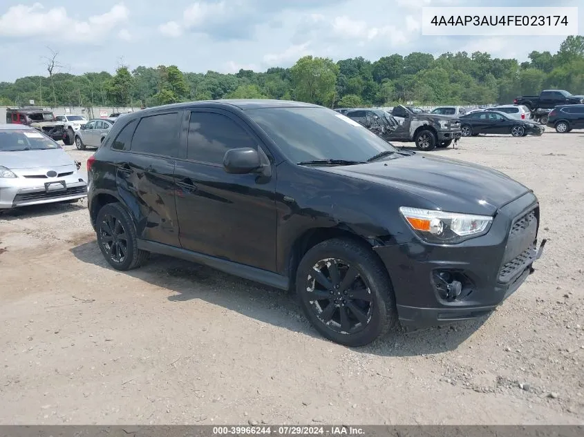 4A4AP3AU4FE023174 2015 Mitsubishi Outlander Sport Es