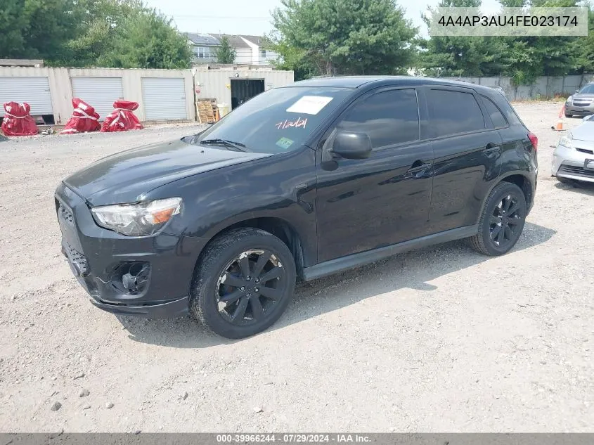 4A4AP3AU4FE023174 2015 Mitsubishi Outlander Sport Es