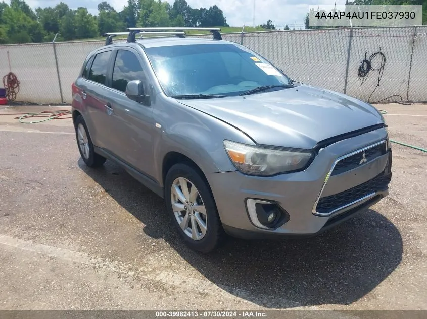 2015 Mitsubishi Outlander Sport Se VIN: 4A4AP4AU1FE037930 Lot: 39982413