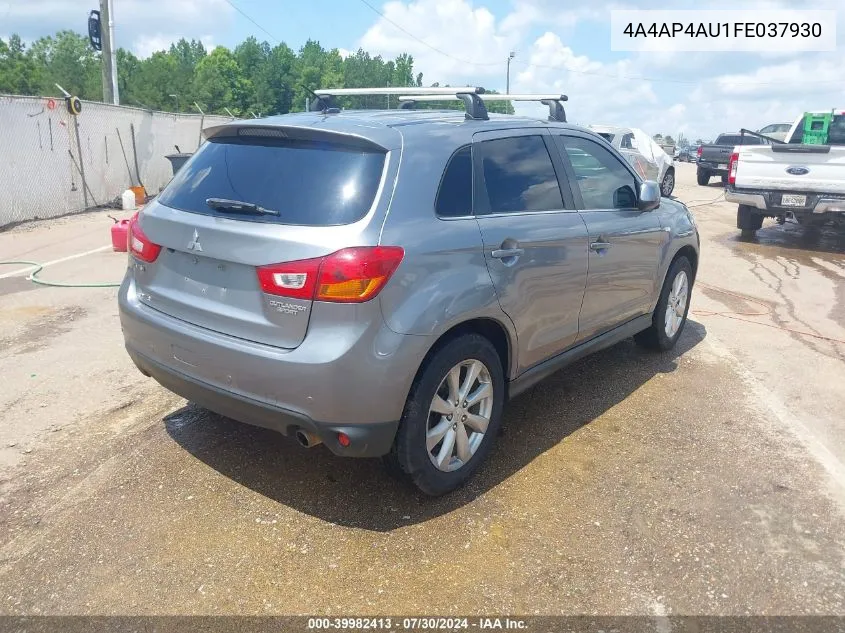 2015 Mitsubishi Outlander Sport Se VIN: 4A4AP4AU1FE037930 Lot: 39982413