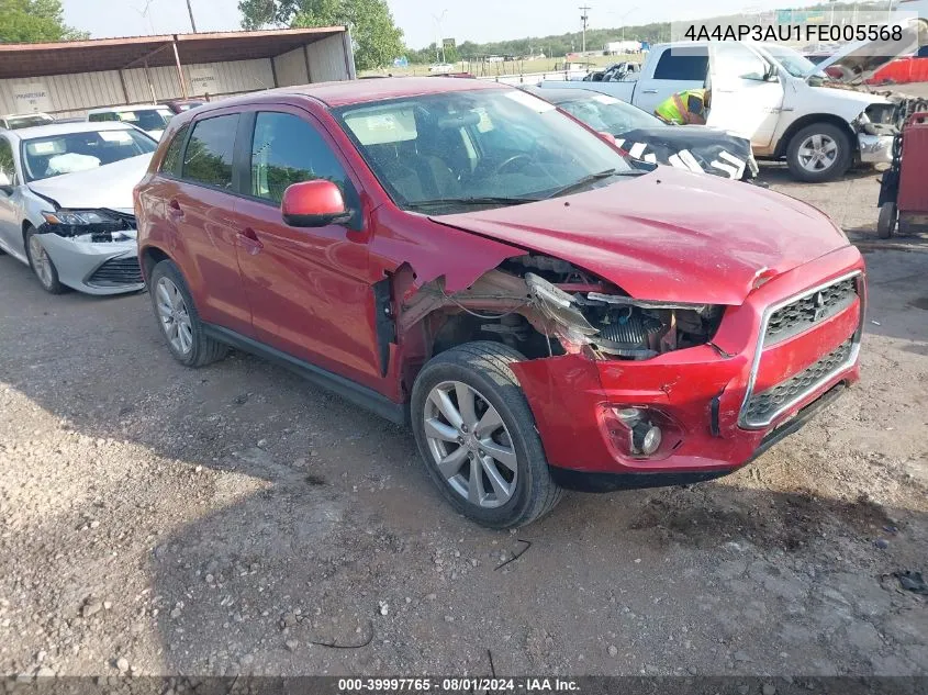 2015 Mitsubishi Outlander Sport Es VIN: 4A4AP3AU1FE005568 Lot: 39997765