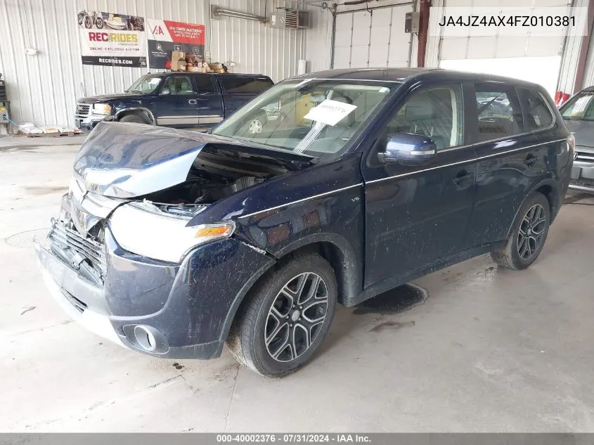 JA4JZ4AX4FZ010381 2015 Mitsubishi Outlander Gt