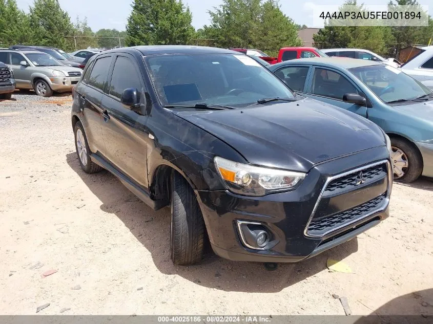 4A4AP3AU5FE001894 2015 Mitsubishi Outlander Sport Es