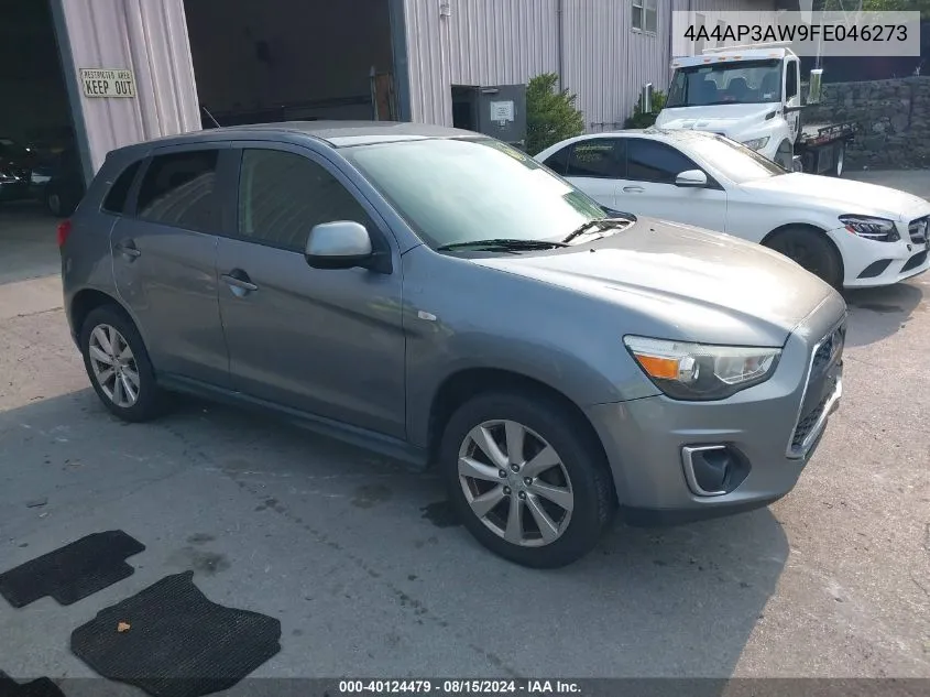 2015 Mitsubishi Outlander Sport Es VIN: 4A4AP3AW9FE046273 Lot: 40124479