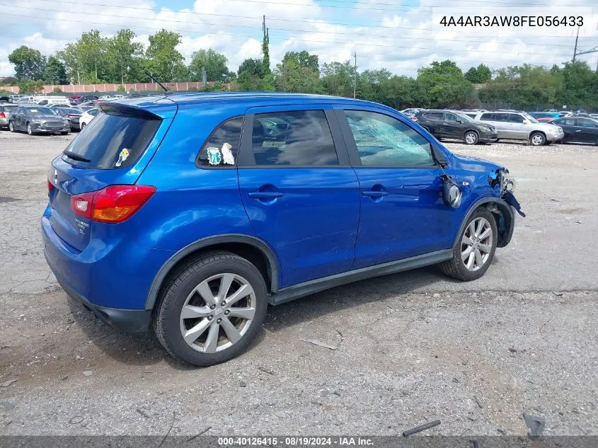 4A4AR3AW8FE056433 2015 Mitsubishi Outlander Sport Es