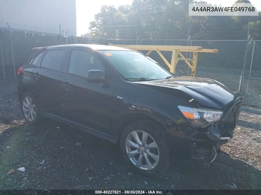 4A4AR3AW4FE049768 2015 Mitsubishi Outlander Sport Es