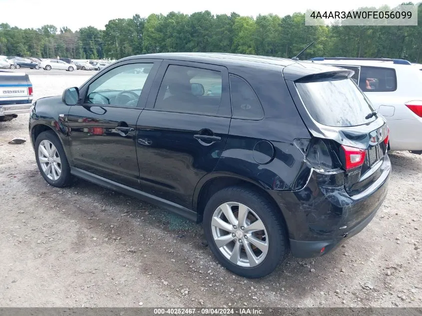 4A4AR3AW0FE056099 2015 Mitsubishi Outlander Sport Es