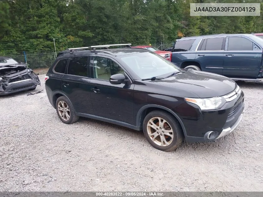 2015 Mitsubishi Outlander Se VIN: JA4AD3A30FZ004129 Lot: 40283522