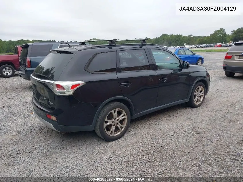 2015 Mitsubishi Outlander Se VIN: JA4AD3A30FZ004129 Lot: 40283522