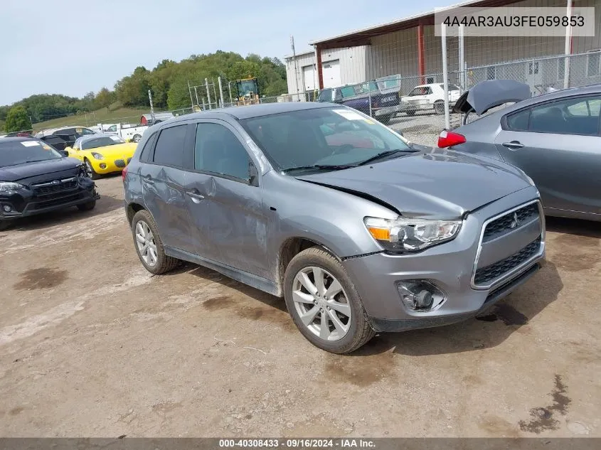 4A4AR3AU3FE059853 2015 Mitsubishi Outlander Sport Es