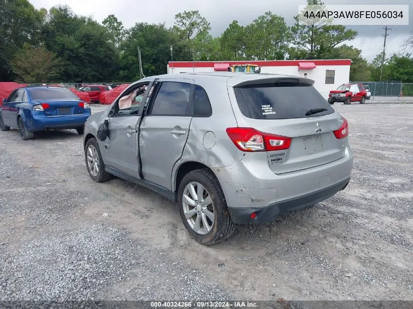 4A4AP3AW8FE056034 2015 Mitsubishi Outlander Sport Es