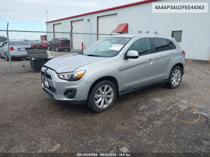 4A4AP3AU2FE044363 2015 Mitsubishi Outlander Sport Es