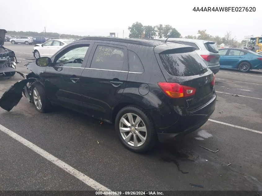 4A4AR4AW8FE027620 2015 Mitsubishi Outlander Sport Gt