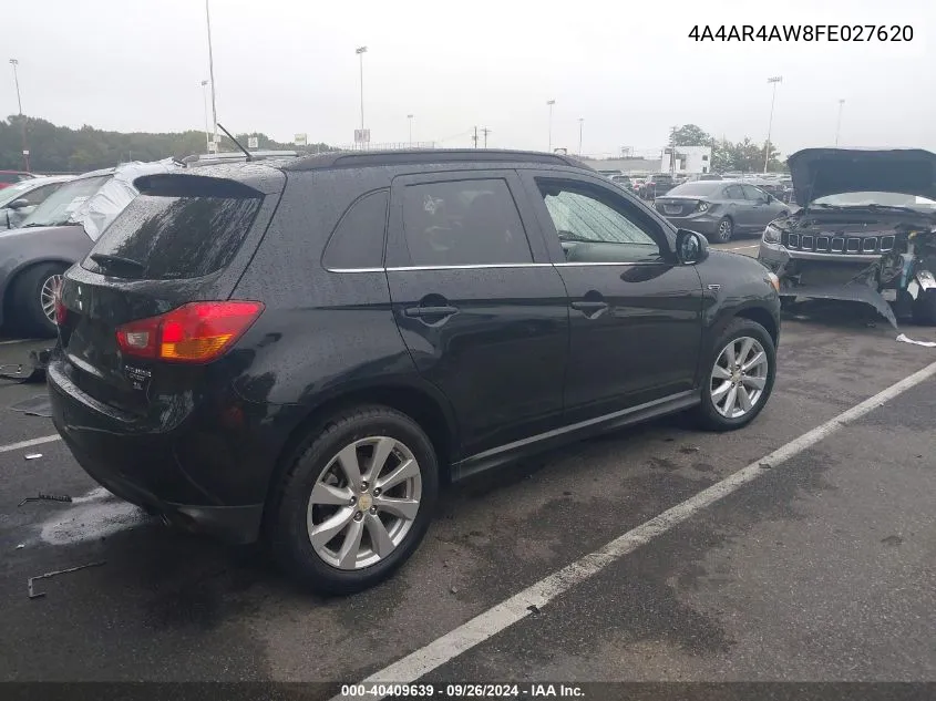 4A4AR4AW8FE027620 2015 Mitsubishi Outlander Sport Gt