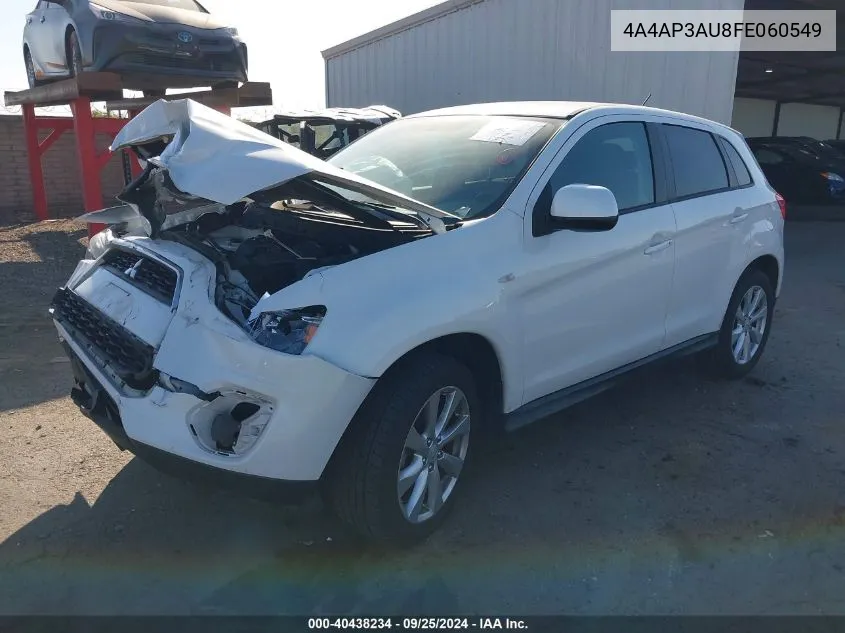 4A4AP3AU8FE060549 2015 Mitsubishi Outlander Sport Es