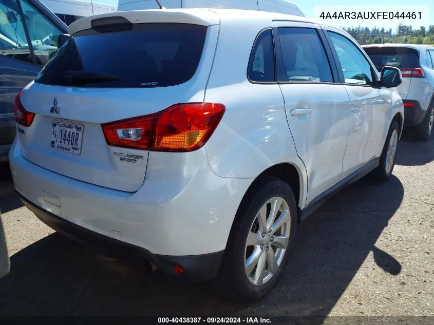 2015 Mitsubishi Outlander Sport Es VIN: 4A4AR3AUXFE044461 Lot: 40438387