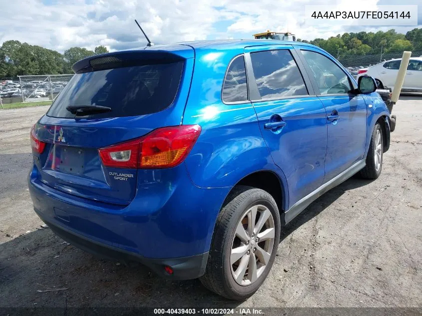 4A4AP3AU7FE054144 2015 Mitsubishi Outlander Sport Es