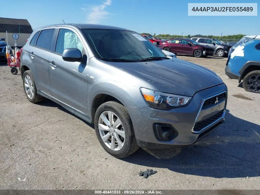 2015 Mitsubishi Outlander Sport Es VIN: 4A4AP3AU2FE055489 Lot: 40441033