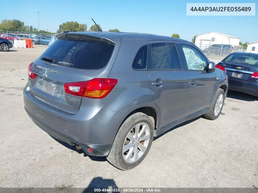 2015 Mitsubishi Outlander Sport Es VIN: 4A4AP3AU2FE055489 Lot: 40441033