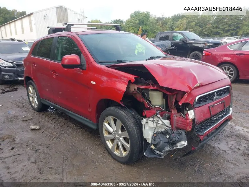 2015 Mitsubishi Outlander Sport Es VIN: 4A4AR3AU5FE018446 Lot: 40463363