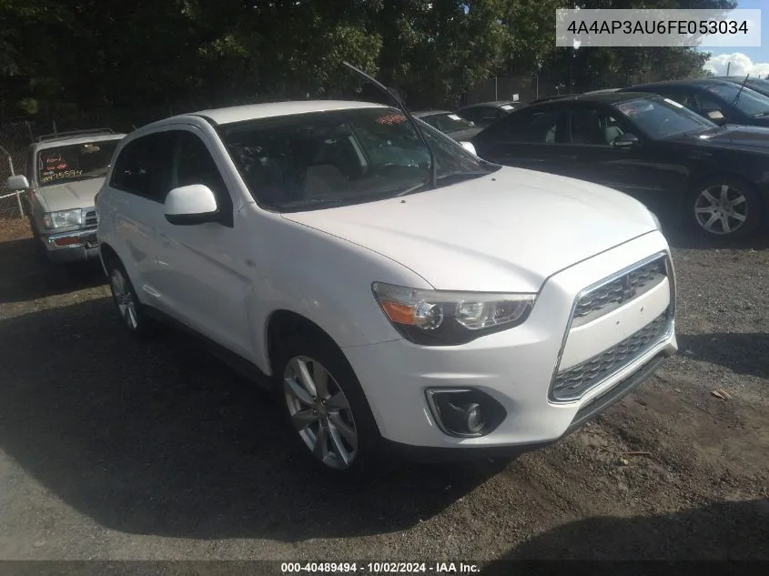 2015 Mitsubishi Outlander Sport Es VIN: 4A4AP3AU6FE053034 Lot: 40489494