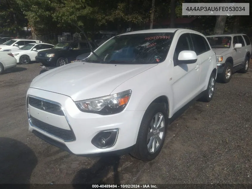 4A4AP3AU6FE053034 2015 Mitsubishi Outlander Sport Es