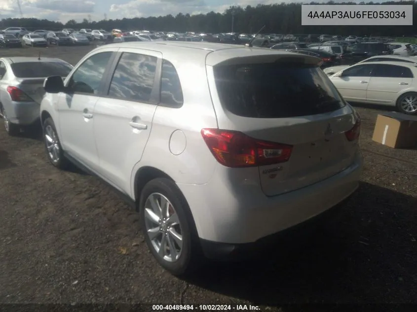 4A4AP3AU6FE053034 2015 Mitsubishi Outlander Sport Es