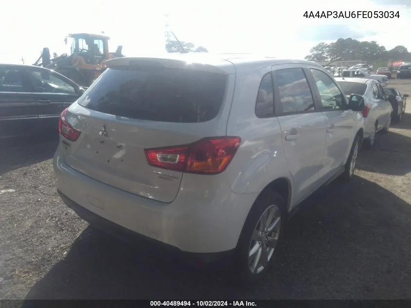 4A4AP3AU6FE053034 2015 Mitsubishi Outlander Sport Es