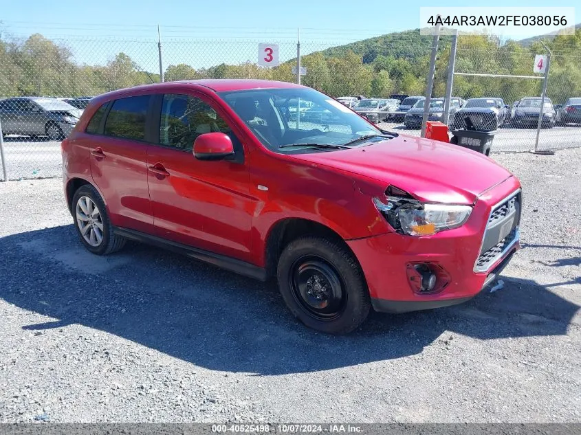 2015 Mitsubishi Outlander Sport Es VIN: 4A4AR3AW2FE038056 Lot: 40525498