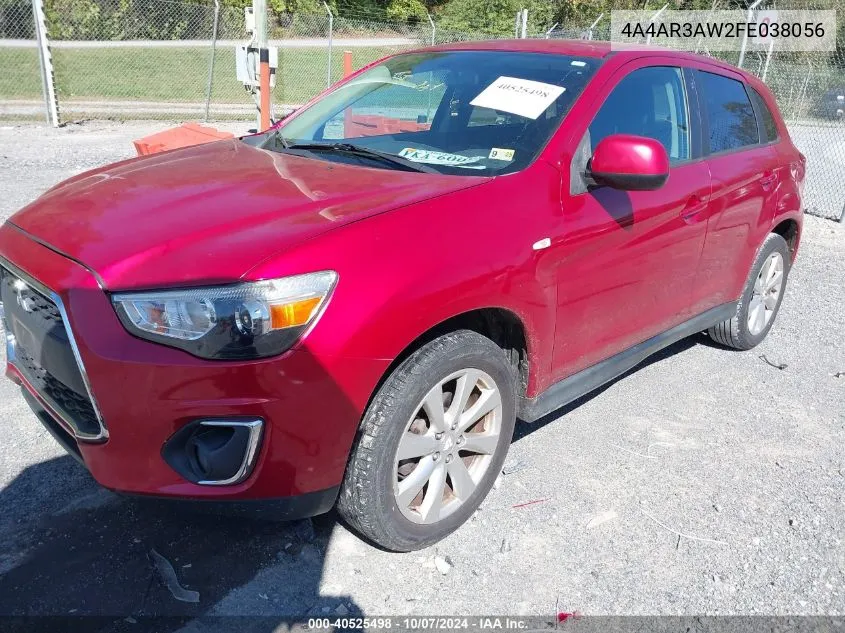 2015 Mitsubishi Outlander Sport Es VIN: 4A4AR3AW2FE038056 Lot: 40525498