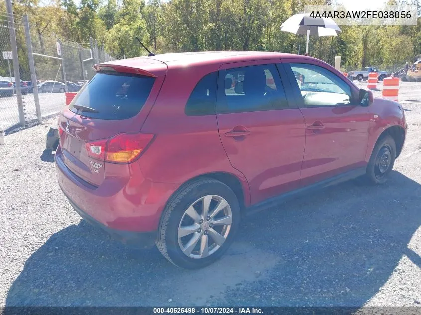 2015 Mitsubishi Outlander Sport Es VIN: 4A4AR3AW2FE038056 Lot: 40525498