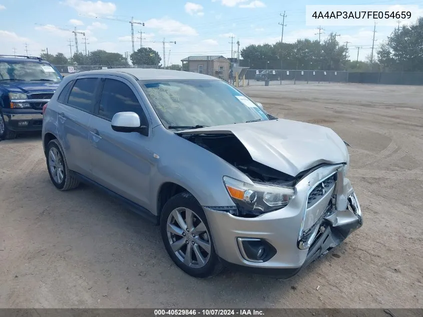 2015 Mitsubishi Outlander Sport Es VIN: 4A4AP3AU7FE054659 Lot: 40529846