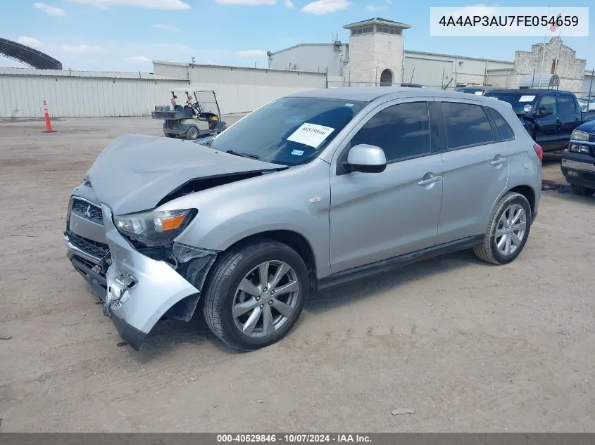 2015 Mitsubishi Outlander Sport Es VIN: 4A4AP3AU7FE054659 Lot: 40529846