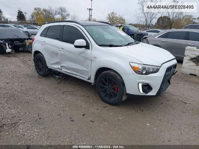 4A4AR4AU5FE028495 2015 Mitsubishi Outlander Sport Se