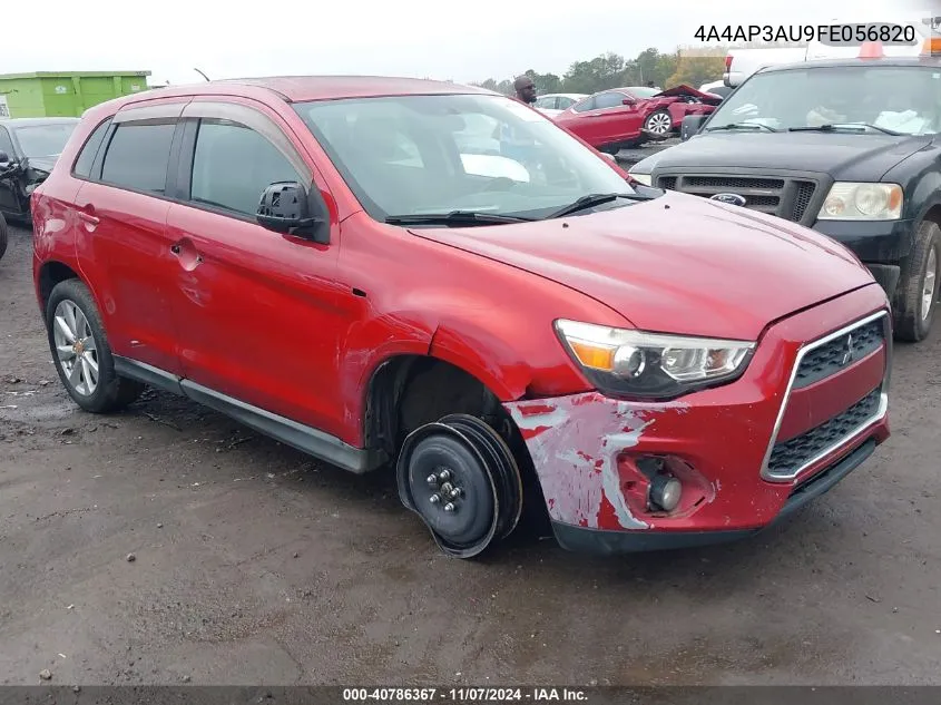 2015 Mitsubishi Outlander Sport Es VIN: 4A4AP3AU9FE056820 Lot: 40786367