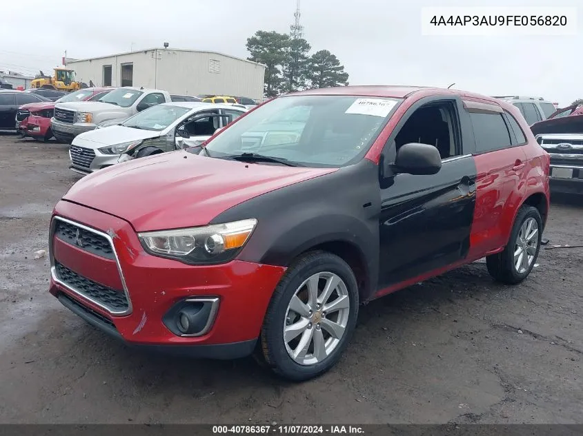 2015 Mitsubishi Outlander Sport Es VIN: 4A4AP3AU9FE056820 Lot: 40786367