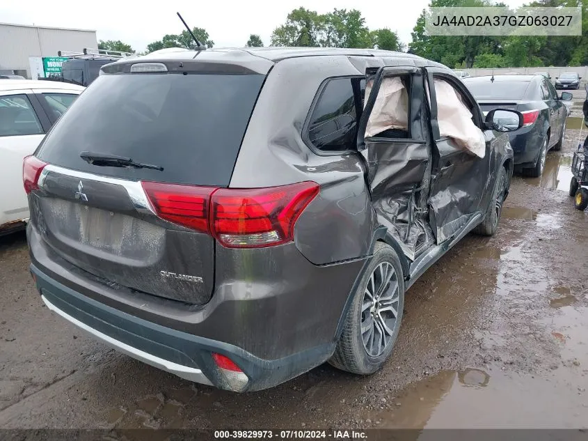 JA4AD2A37GZ063027 2016 Mitsubishi Outlander Es