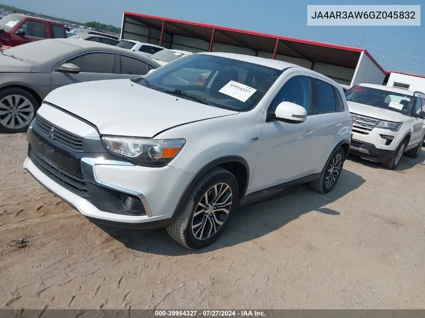 JA4AR3AW6GZ045832 2016 Mitsubishi Outlander Sport 2.4 Se