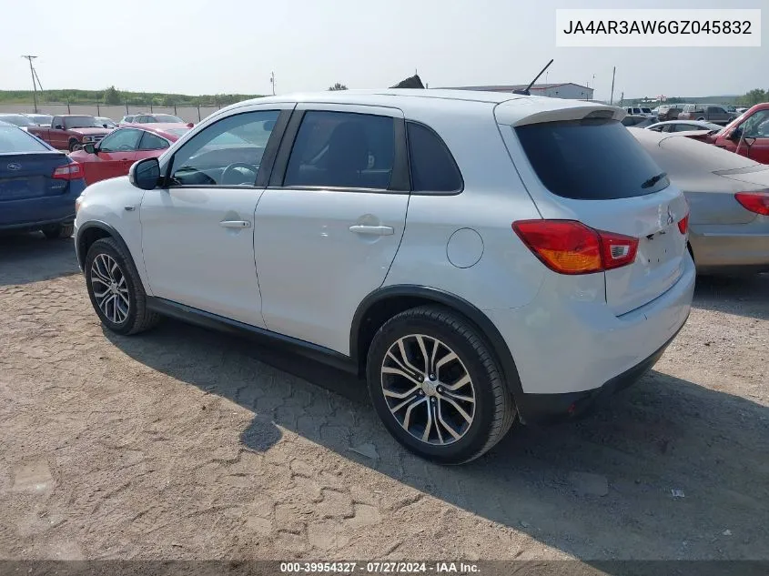 JA4AR3AW6GZ045832 2016 Mitsubishi Outlander Sport 2.4 Se