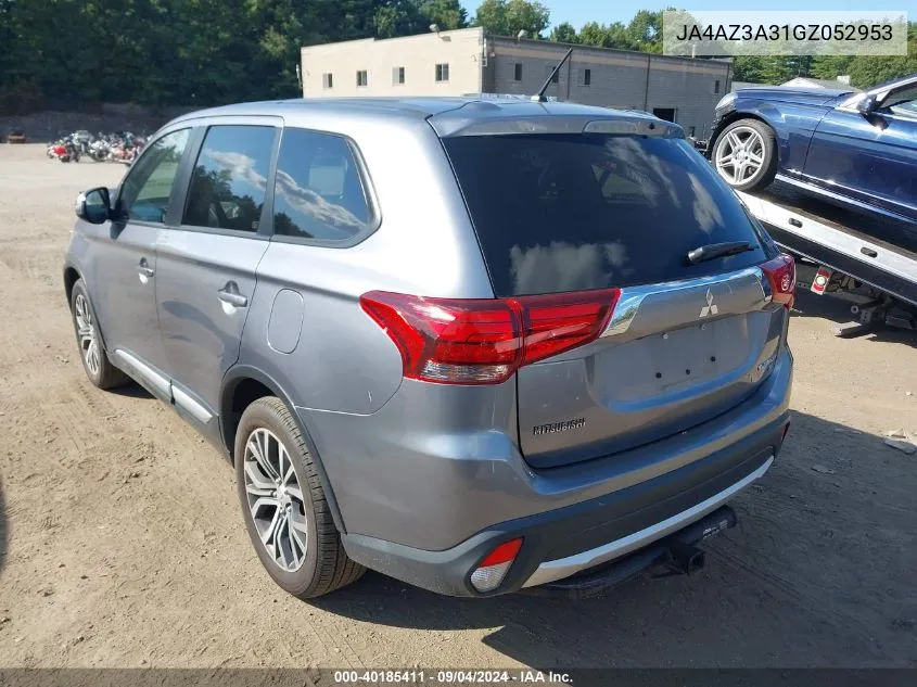 JA4AZ3A31GZ052953 2016 Mitsubishi Outlander Se