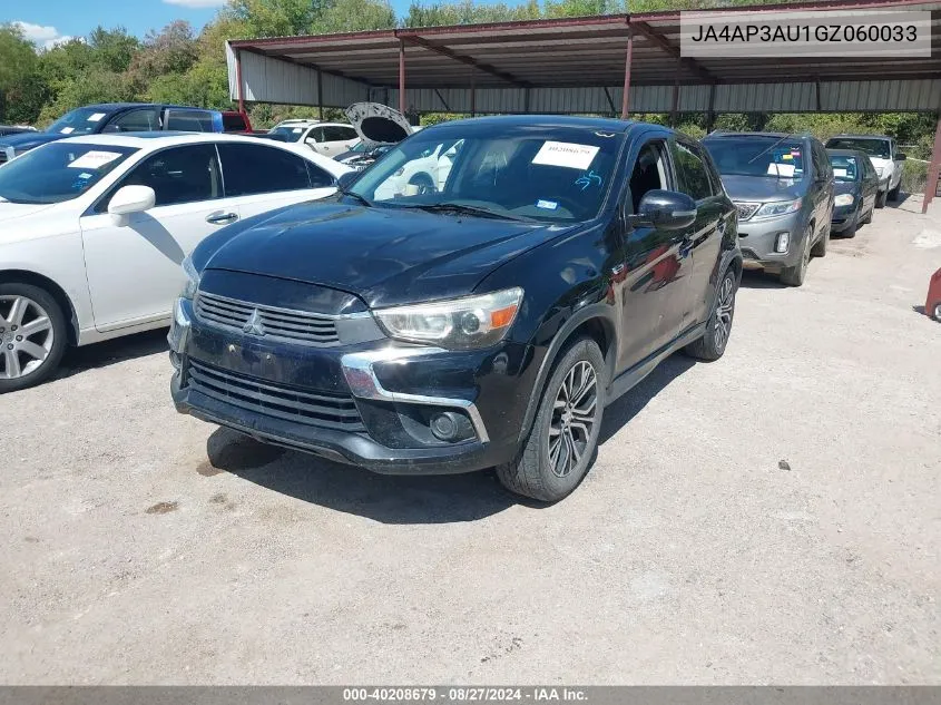 JA4AP3AU1GZ060033 2016 Mitsubishi Outlander Sport 2.0 Es