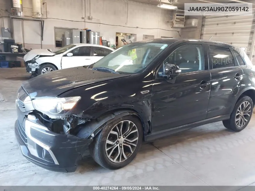 2016 Mitsubishi Outlander Sport Es/Se VIN: JA4AR3AU9GZ059142 Lot: 40274264