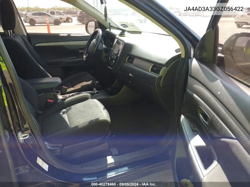 JA4AD3A33GZ056422 2016 Mitsubishi Outlander Se