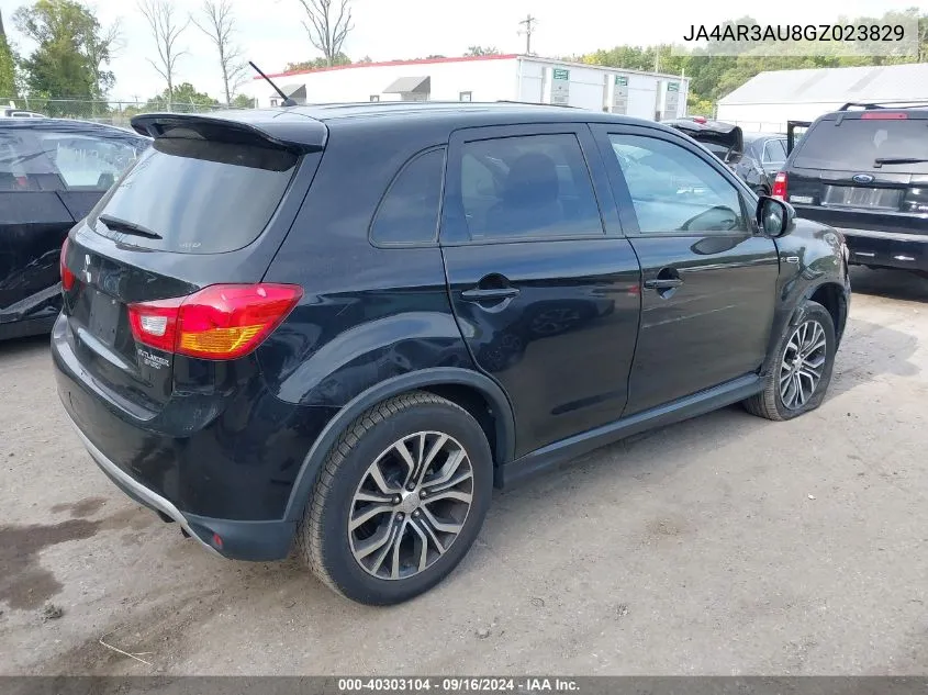 2016 Mitsubishi Outlander Sport 2.0 Es VIN: JA4AR3AU8GZ023829 Lot: 40303104