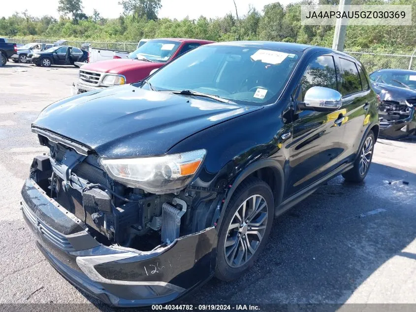 2016 Mitsubishi Outlander Sport 2.0 Es VIN: JA4AP3AU5GZ030369 Lot: 40344782