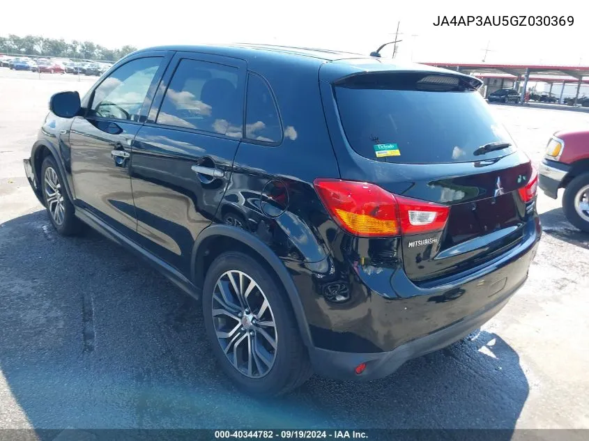 2016 Mitsubishi Outlander Sport 2.0 Es VIN: JA4AP3AU5GZ030369 Lot: 40344782