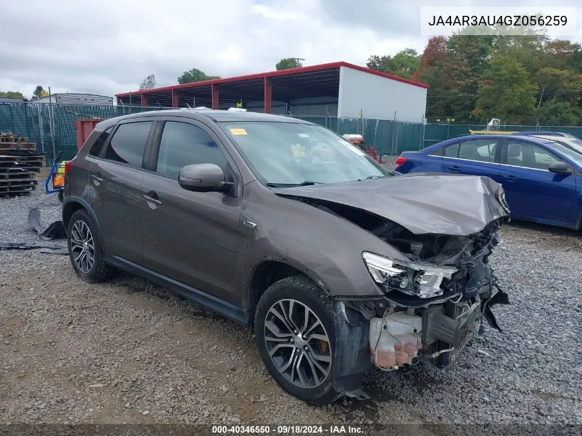 2016 Mitsubishi Outlander Sport 2.0 Es VIN: JA4AR3AU4GZ056259 Lot: 40346550