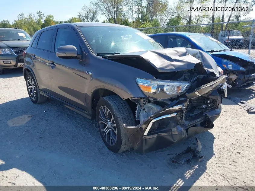 2016 Mitsubishi Outlander Sport 2.0 Es VIN: JA4AR3AU0GZ061362 Lot: 40383296